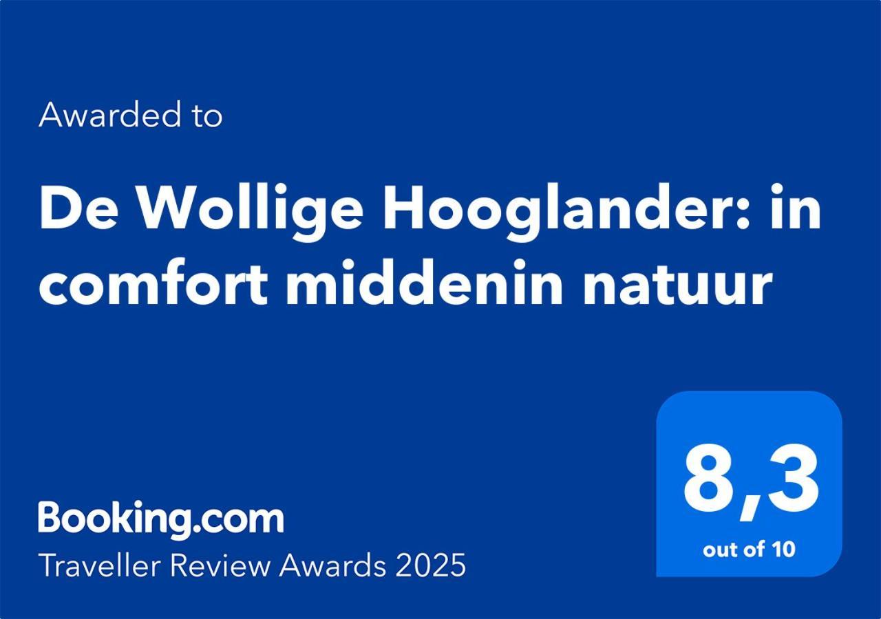 De Wollige Hooglander: In Comfort Middenin Natuur オッテルロ エクステリア 写真